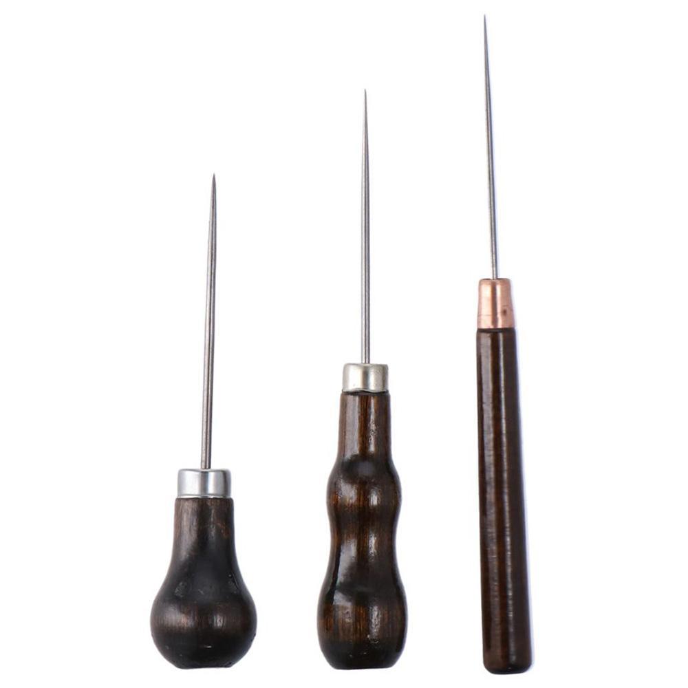 Leatherworking Equipment - Punzón para rascar con mango de