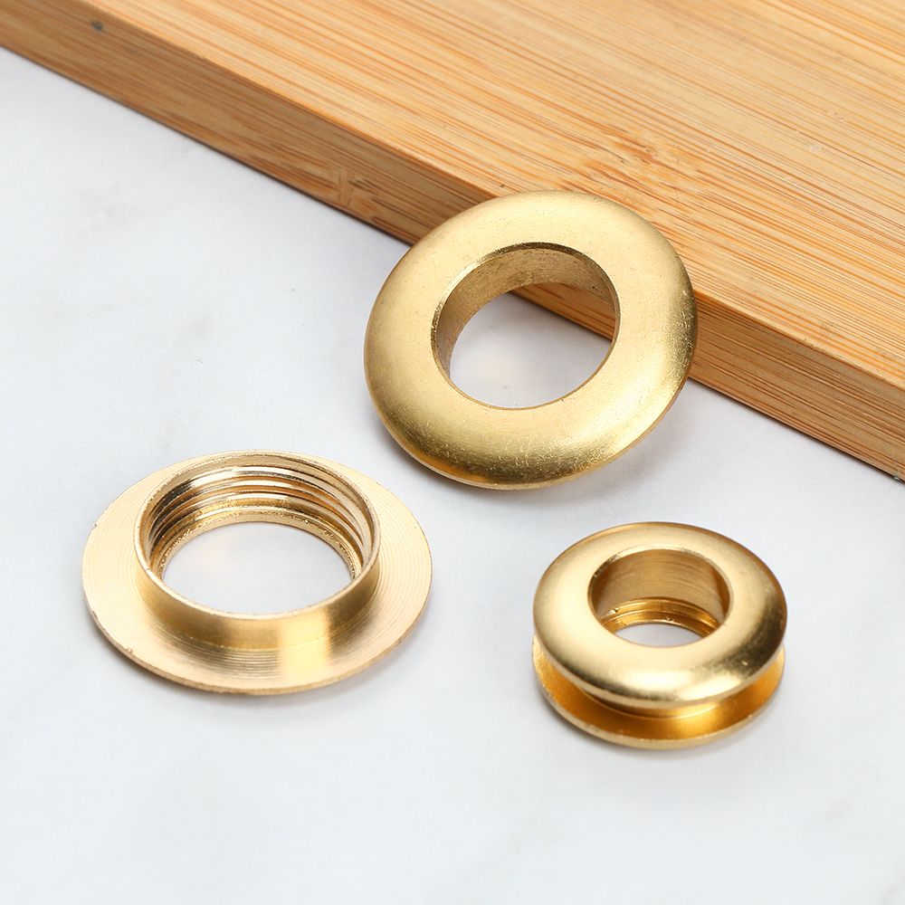 Leatherwork Eyelets - Ojales de latón duraderos con arandelas
