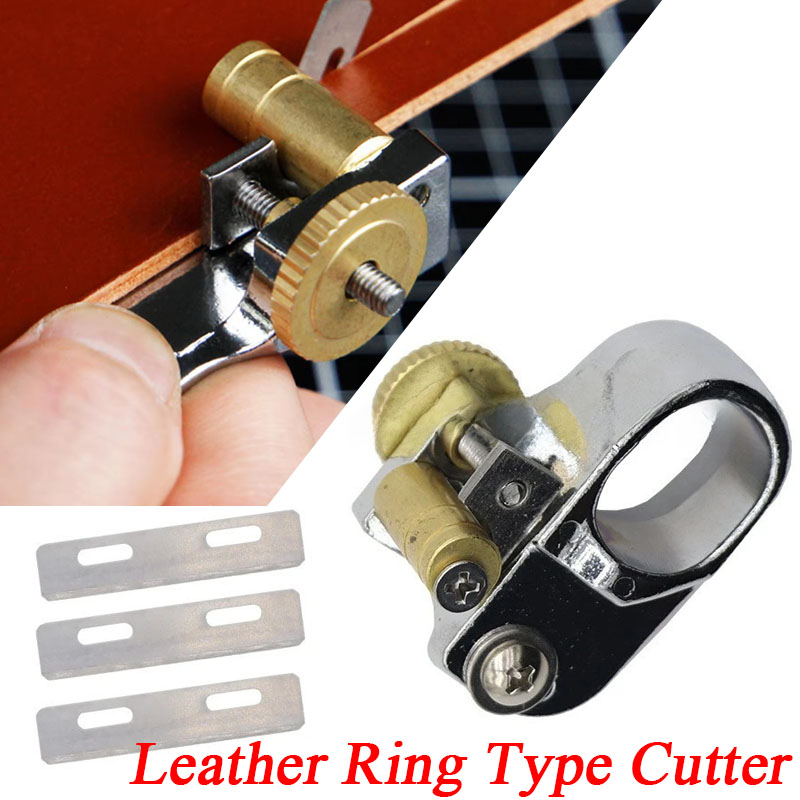 Leatherworking Equipment - Cortador tipo anillo de cuero ajustable,