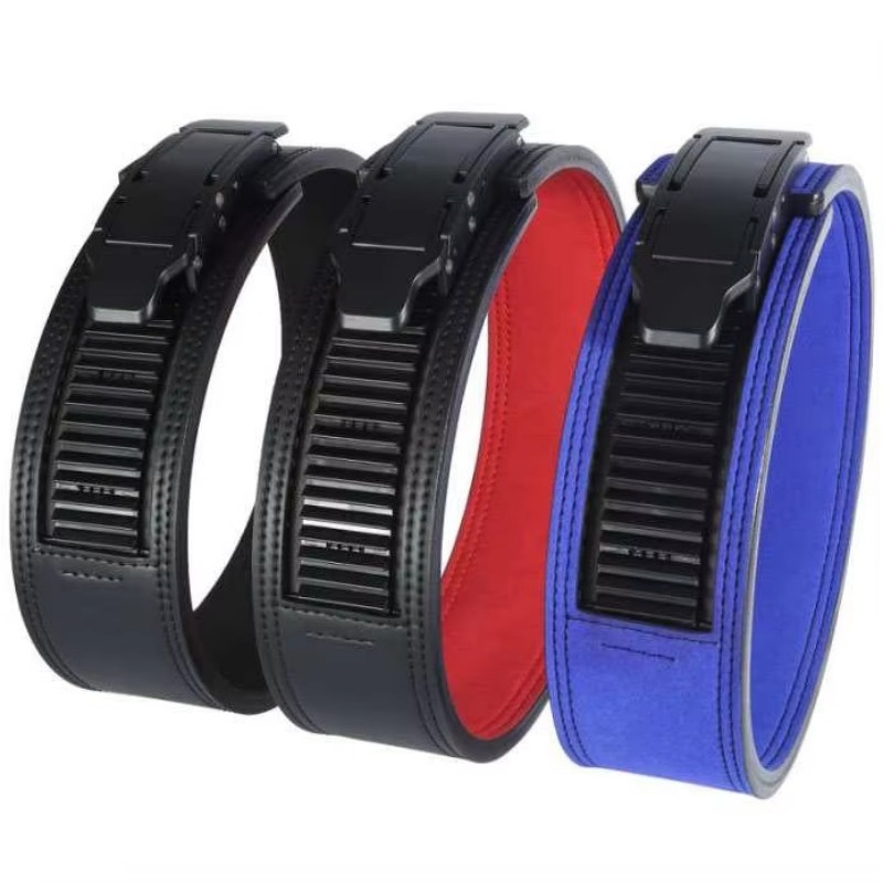 Leather Workout Belt - Nuevo Diseño PR Gym Cinturón de