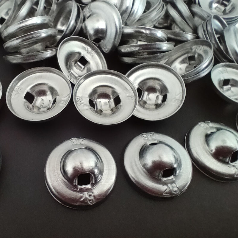 Leatherwork Eyelets - 500 botones metálicos con cubierta de