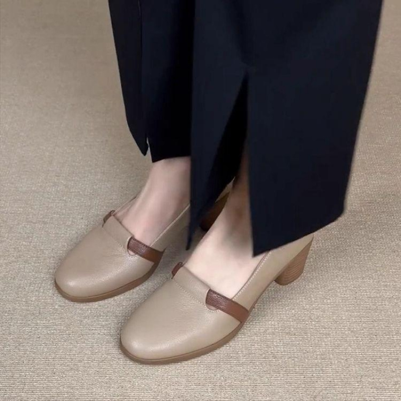 Leatherwork In French - Zapatos Mocasines de Mujer Estilo Francés
