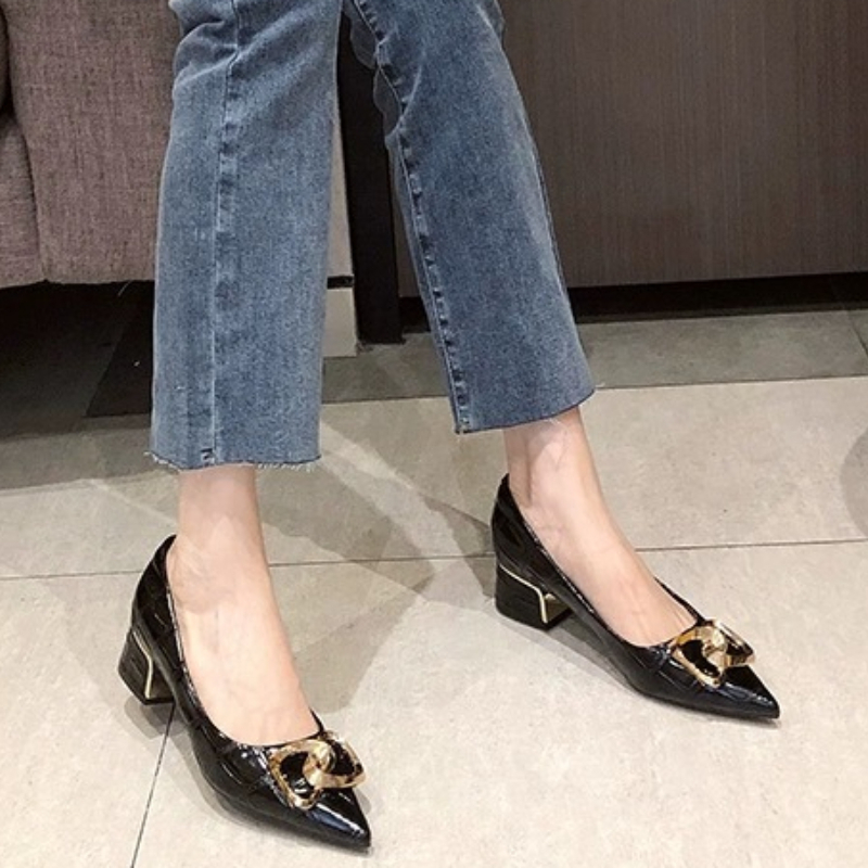 2025 zapatos de mujer de punta - Leatherwork In French reseña y precio