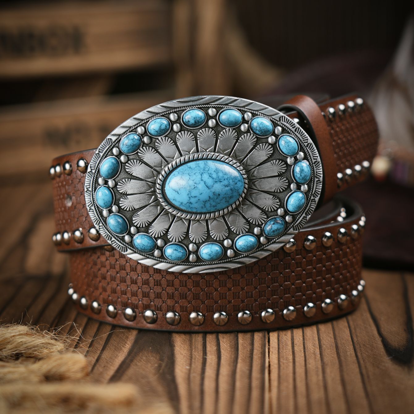 Cinturón Casual Retro de Estil - Leather Work Western reseña y precio