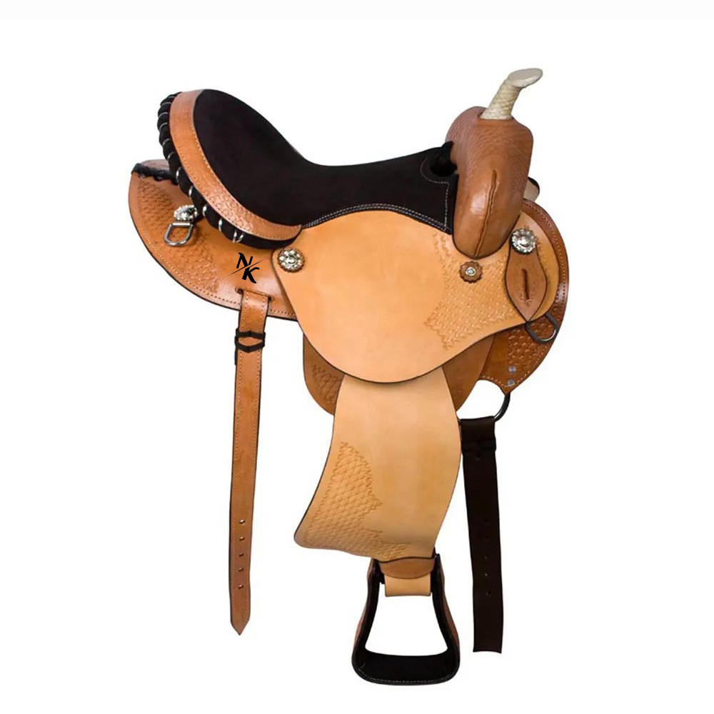 Silla de montar de mezclilla p - Leather Work Western reseña y precio