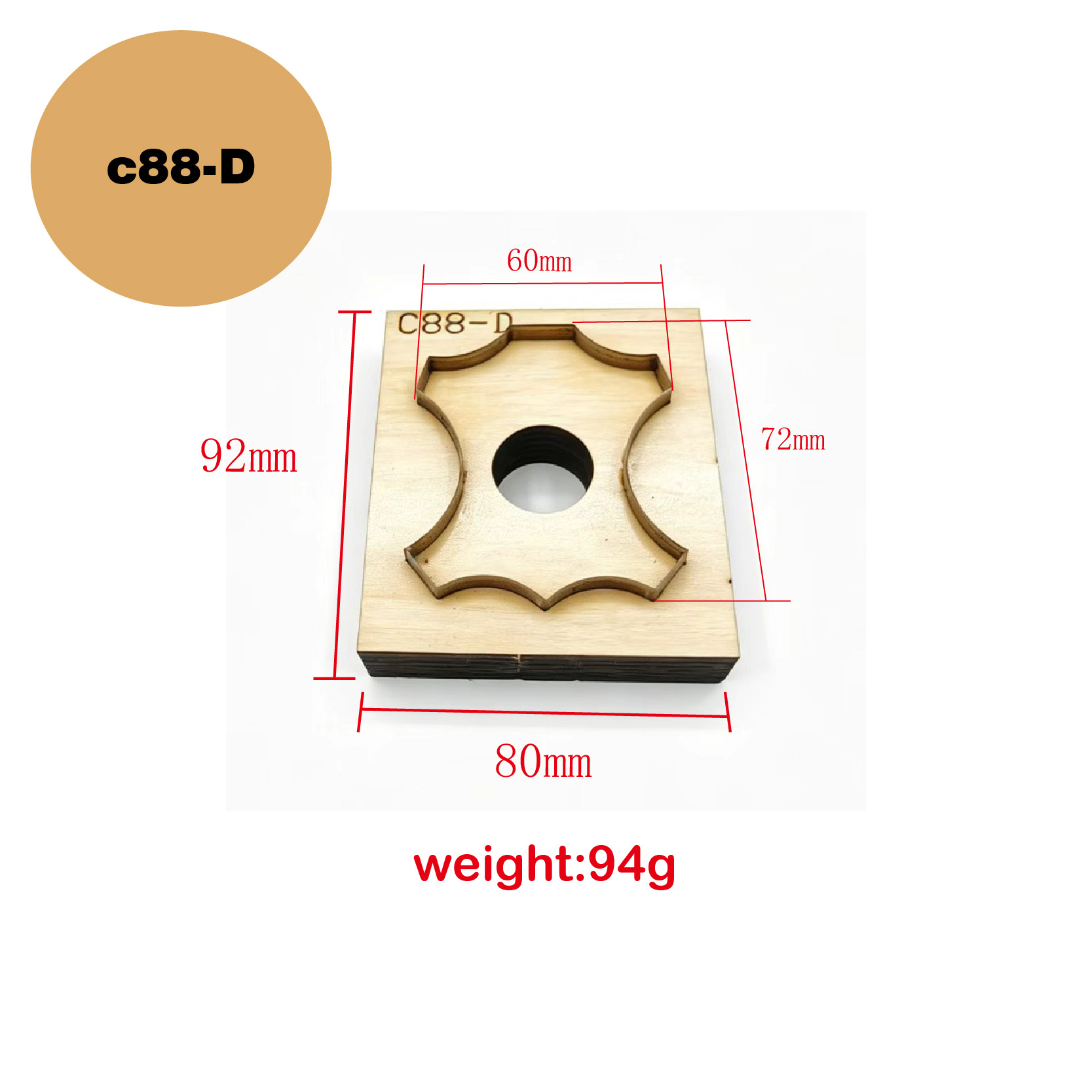 C88 Troquel de corte de cuero  - Leatherworking Equipment reseña y precio