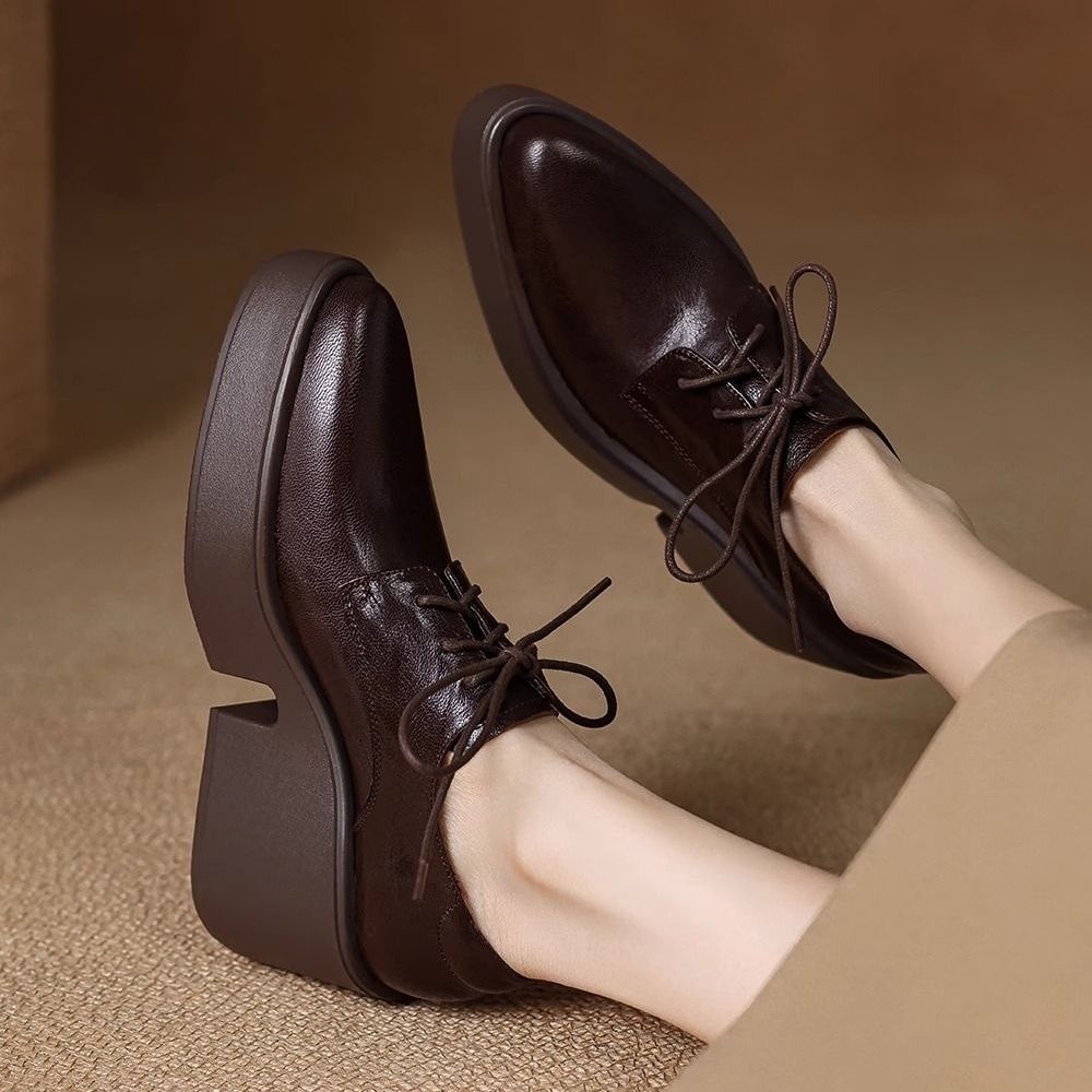 Mocasines de Plataforma de Cue - Leatherwork In French reseña y precio