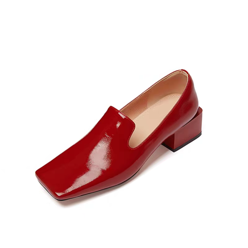 Zapatos Rojos de Mujer con Tac - Leatherwork In French reseña y precio